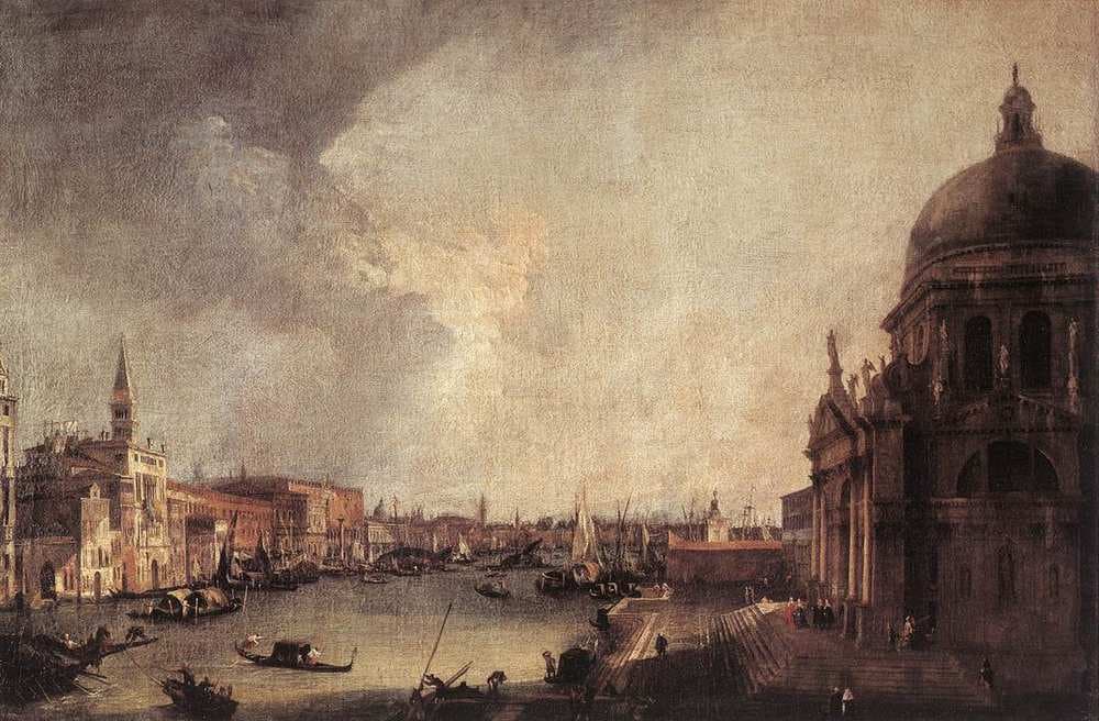Entrance To The Grand Canal Looking East — Canaletto