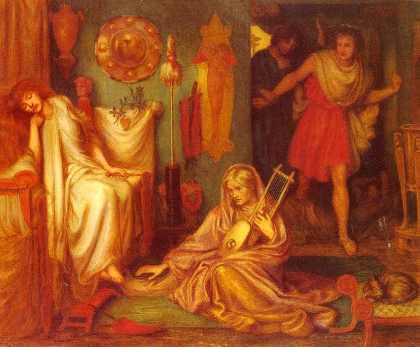 The Return Of Tibullus To Delia — Dante Gabriel Rossetti