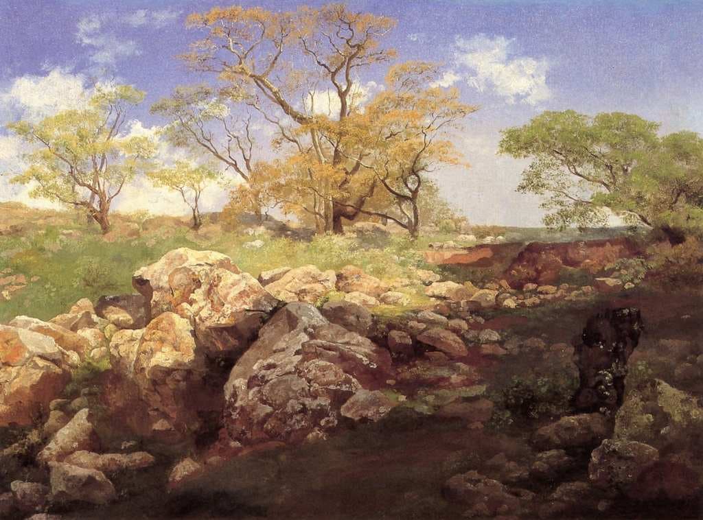Ladera de las Montañas de Tepotzotlán — Jose Maria Velasco