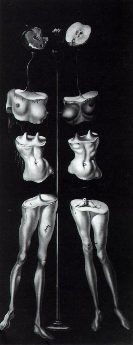 Untitled - Set Design (Figures Cut in Three) — Salvador Dalí