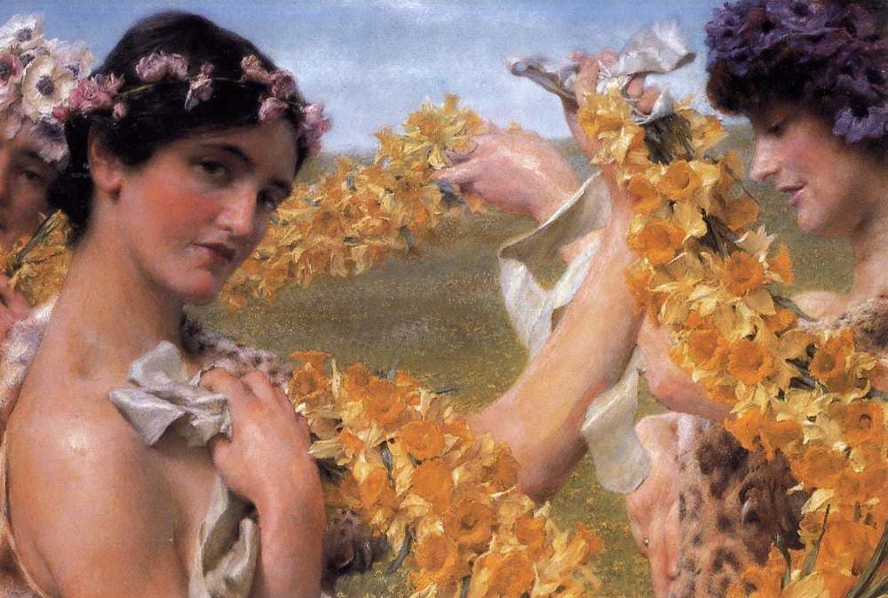 When Flowers Return — Lawrence Alma-Tadema