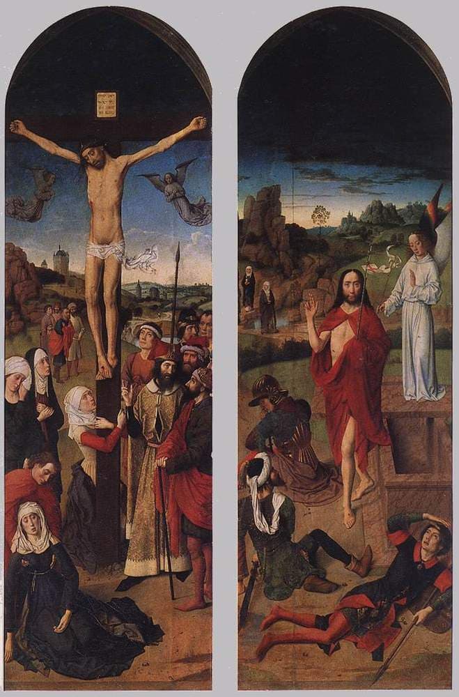 Passion Altarpiece (side wings) — Dieric Bouts
