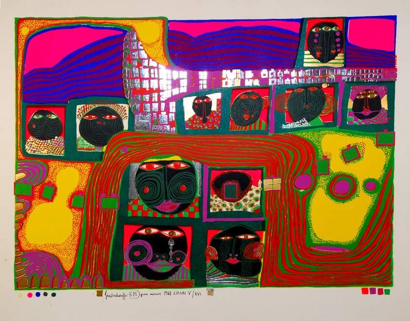 675 Kingdom of the Toro — Friedensreich Hundertwasser