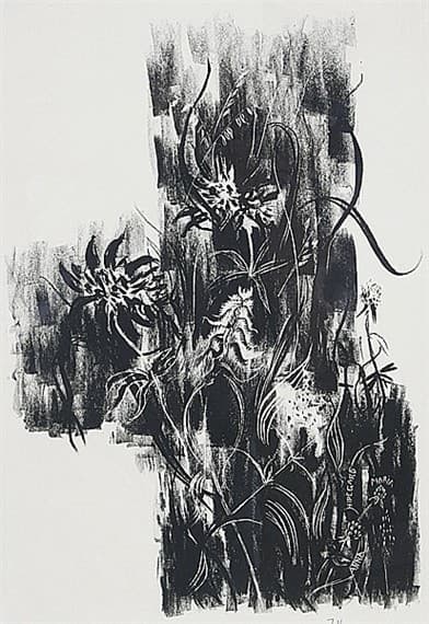 Waldrandblumen — Johannes Itten