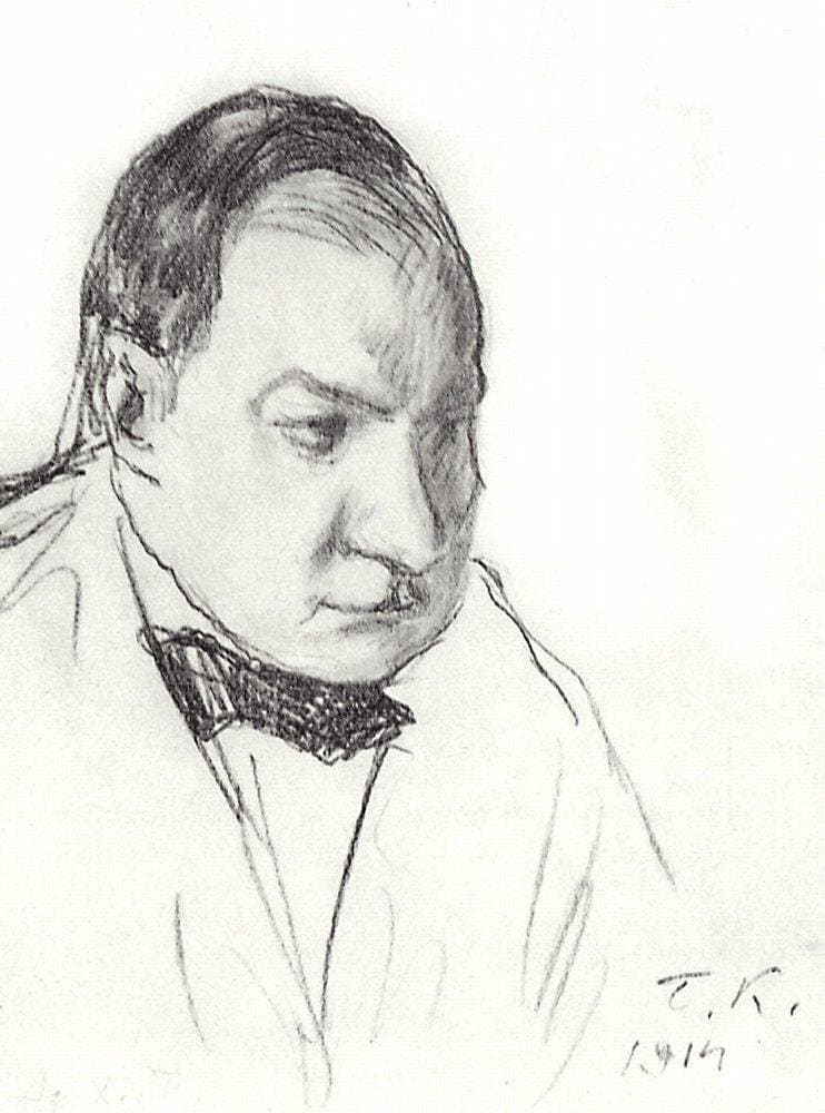 Portrait of N.G. Aleksandrov — Boris Kustodiev