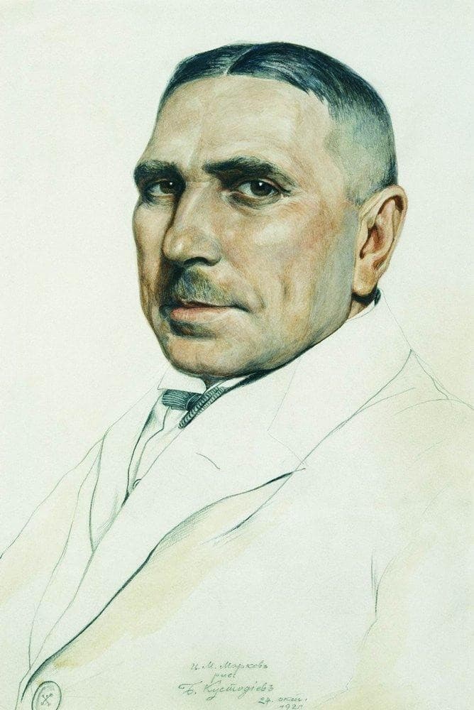 Portrait of I.M. Markov — Boris Kustodiev