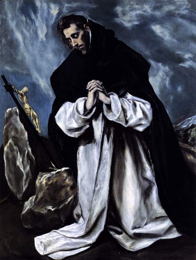 St. Dominic praying — El Greco