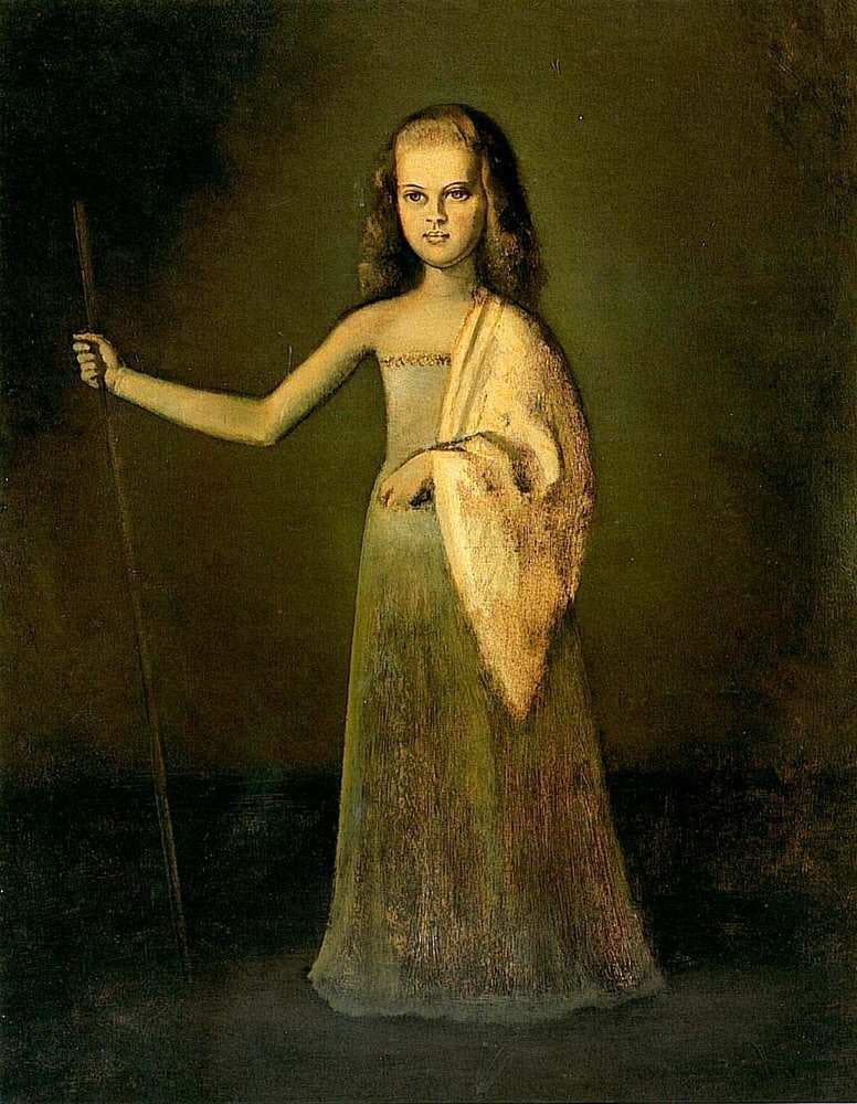 Princess Maria Volkonsky at the age of twelve — Balthus