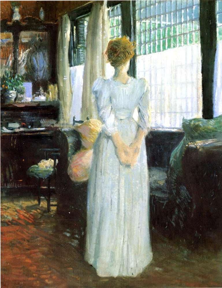 In the Living Room — Julian Alden Weir