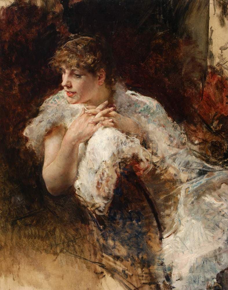 Neapolitan lady — Giuseppe De Nittis