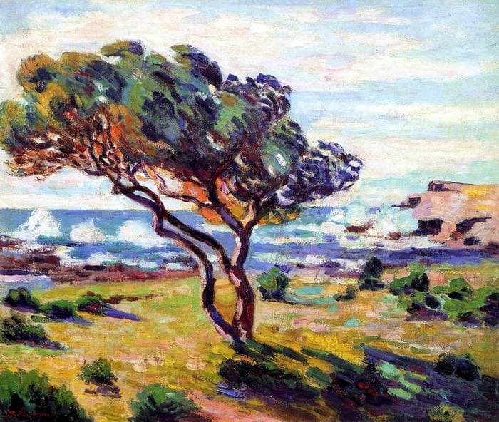 Rafales de vent, Le Brusc — Armand Guillaumin