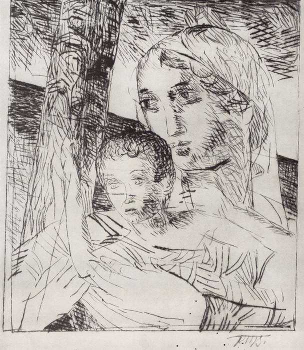 Motherhood — Kuzma Petrov-Vodkin