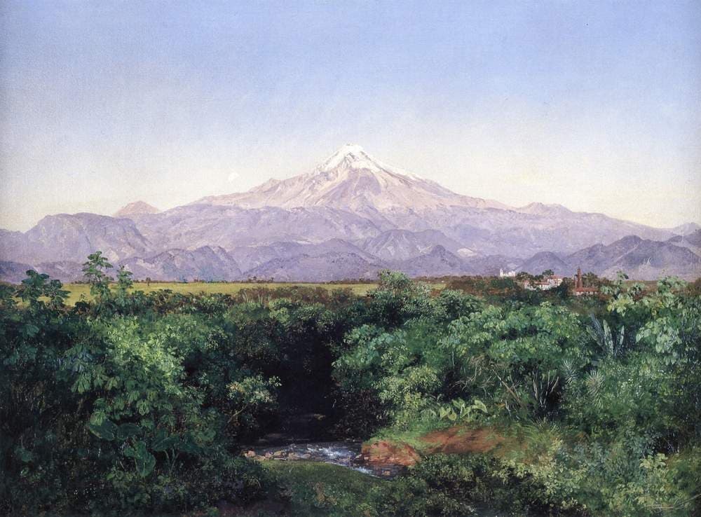 Volcán de Orizaba desde la Hacienda de San Miguelito — Jose Maria Velasco