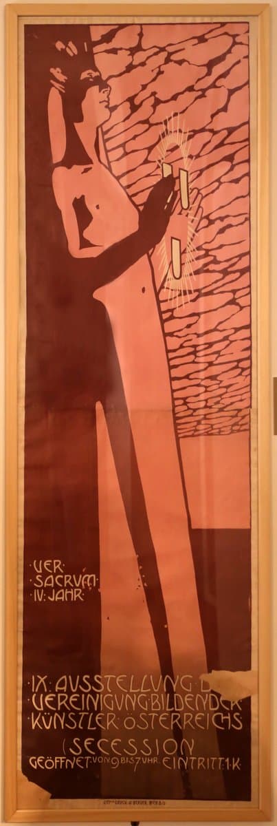 Poster for IX exhibition of Vienna Secession — Alfred Roller