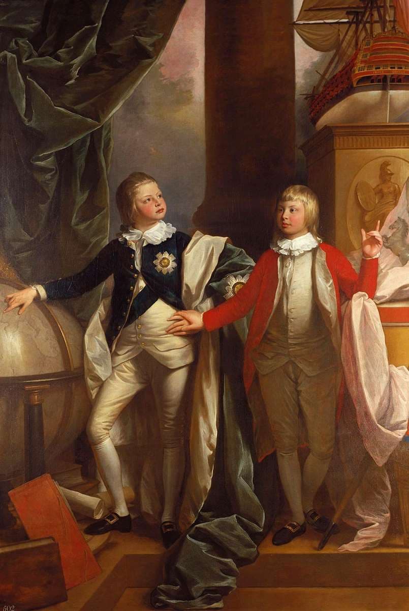 Princes William and Edward — Benjamin West