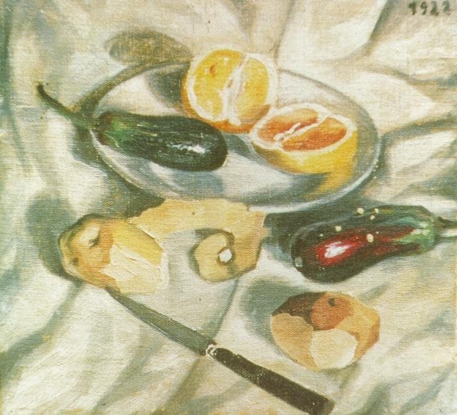 Still Life with Aubergines — Salvador Dalí