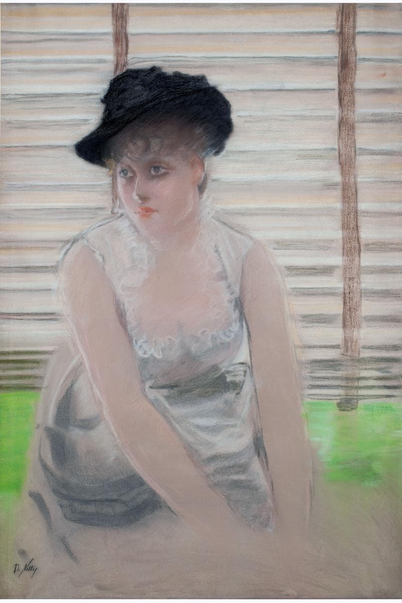 Waiting — Giuseppe De Nittis