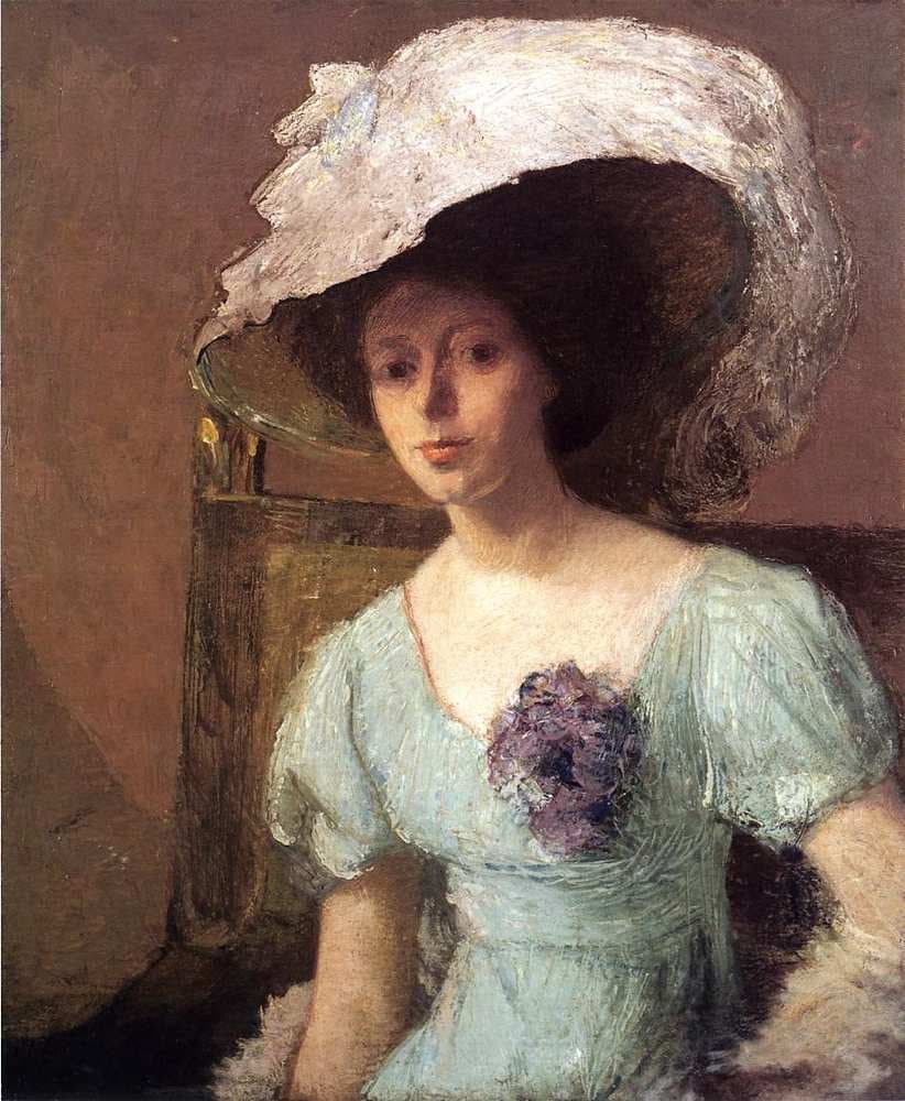 The Blue Gown — Julian Alden Weir
