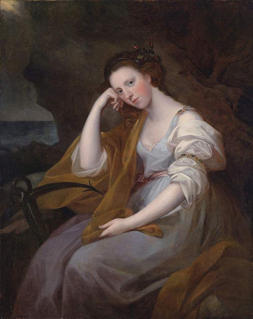 Portrait of Louisa Leveson Gower as Spes (Goddess of Hope) — Angelica Kauffman