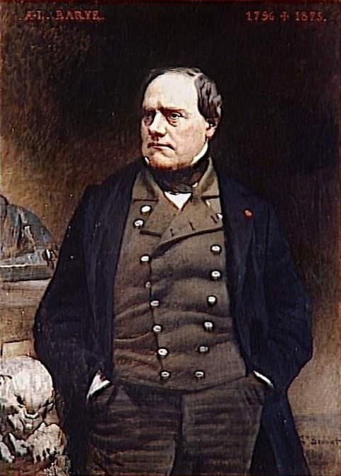 Portrait of Sculptor Barye — Léon Bonnat