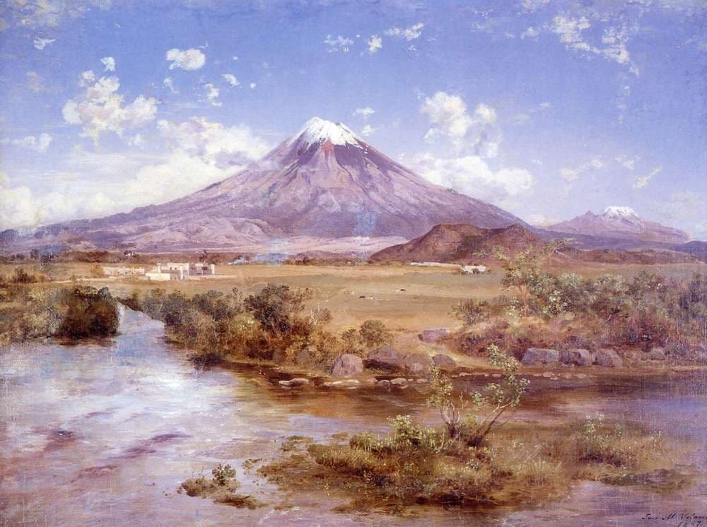 Vista de los volcanes — Jose Maria Velasco