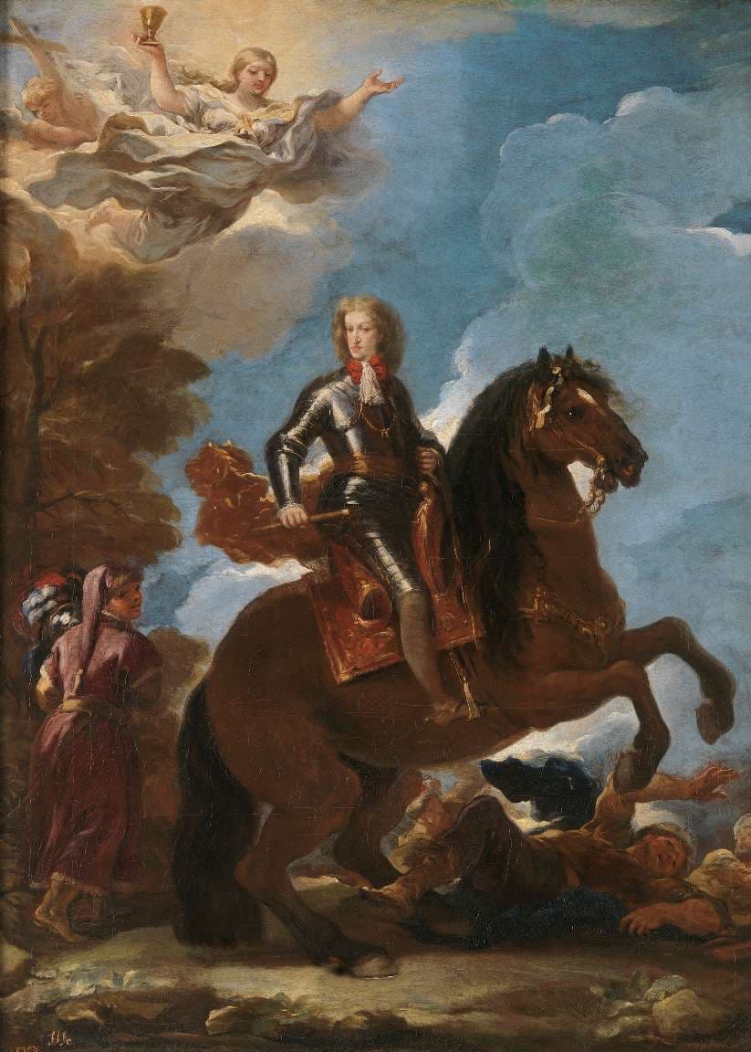 Charles II, King of Spain, on Horseback — Luca Giordano