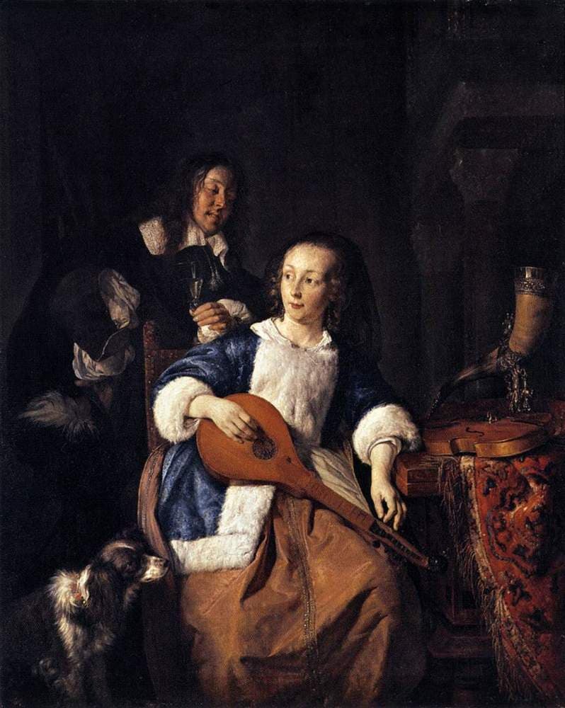 The Cittern Player — Gabriël Metsu