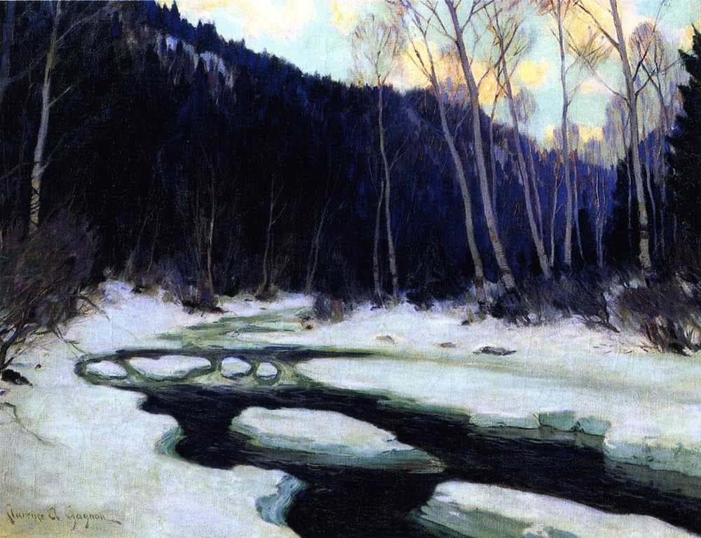 River Thaw — Clarence Gagnon