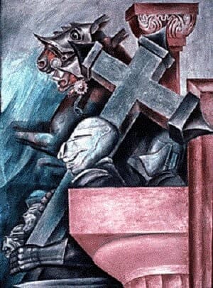 Panel 8. The Prophecy - The Epic of American Civilization — José Clemente Orozco