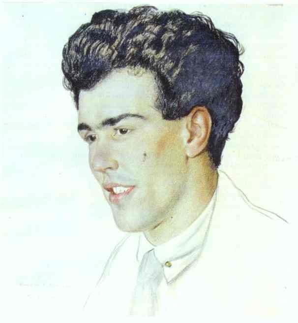 Portrait of Nikolay Lazarevich Bublichenko — Boris Kustodiev