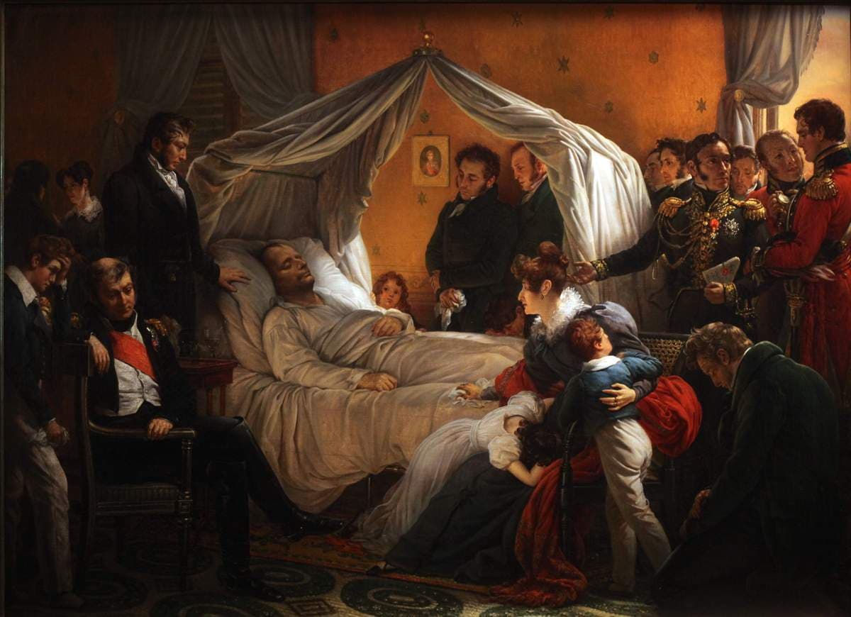 Death of Napoléon — Charles de Steuben