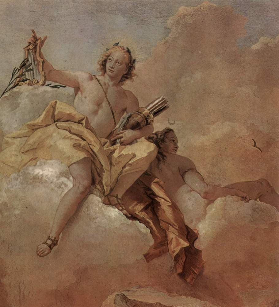 Apollo and Diana — Giovanni Domenico Tiepolo