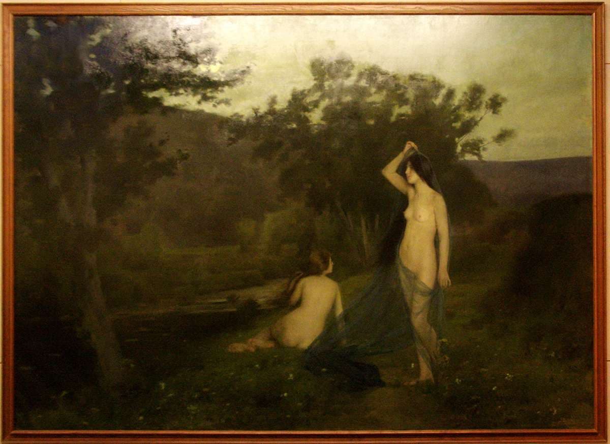 The Nymphs of the Oca river — Joan Brull
