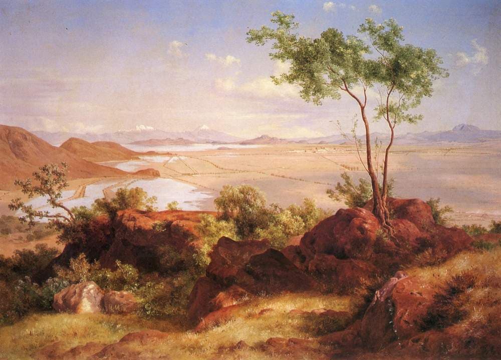 Valle de México desde el cerro de Tenayo — Jose Maria Velasco