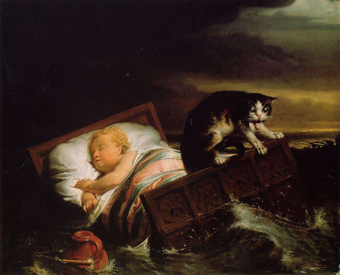The Inundation of The Biesbosch in 1421 — Lawrence Alma-Tadema