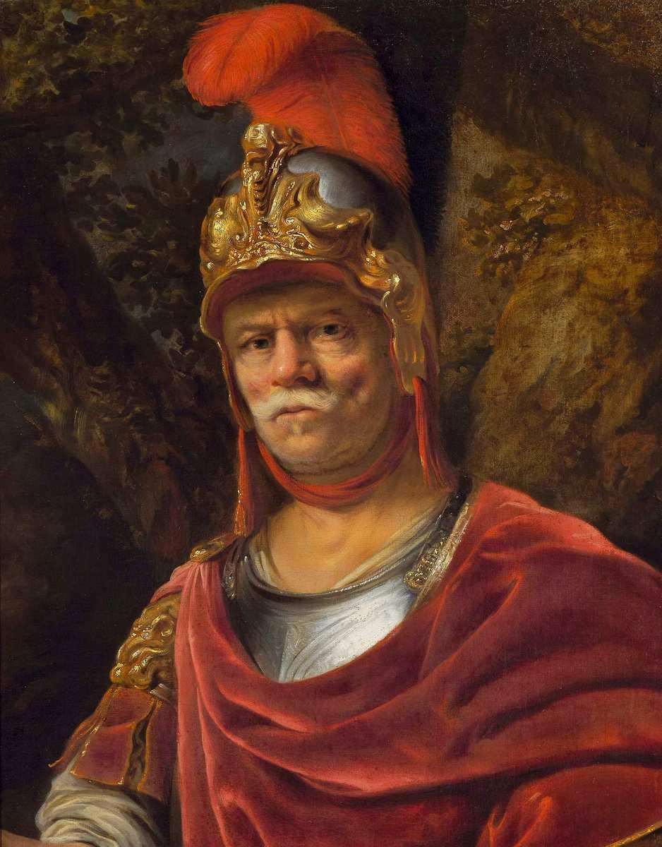 Man in Golden Helmet (Mars) — Ferdinand Bol