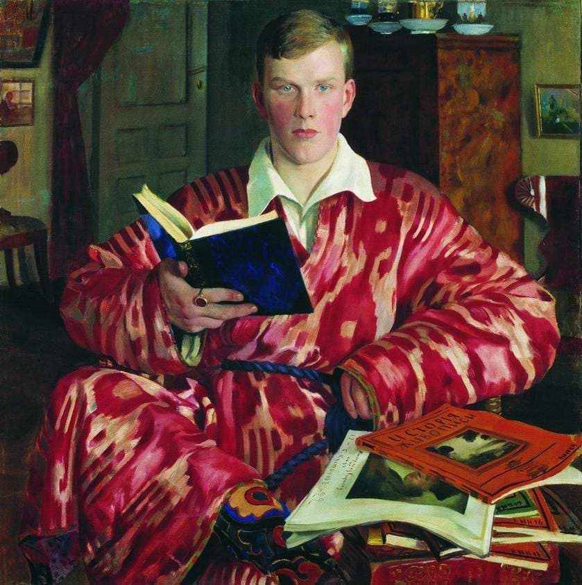 Portrait of K.B. Kustodiev — Boris Kustodiev