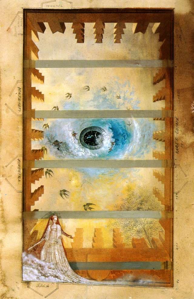 Study for the Decoration of the Ceiling in Pubol — Salvador Dalí