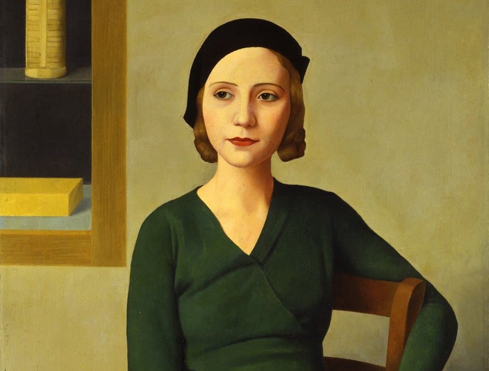 Donna al caffè — Antonio Donghi