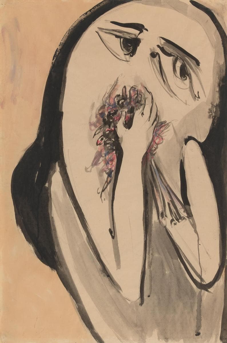 Niña con flores — Joy Hester