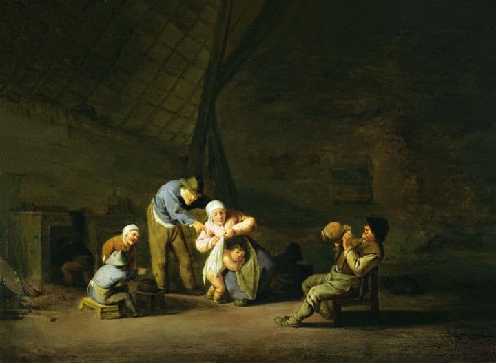 Quarrel — Adriaen van Ostade