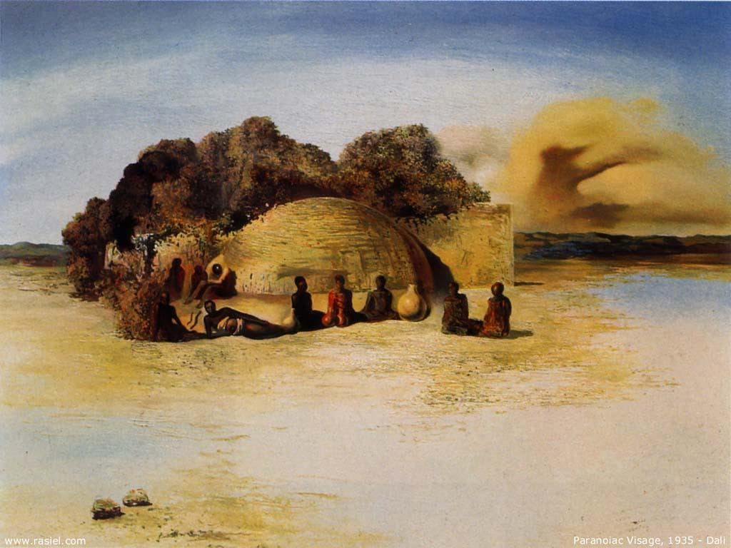 Paranoiac Visage — Salvador Dalí