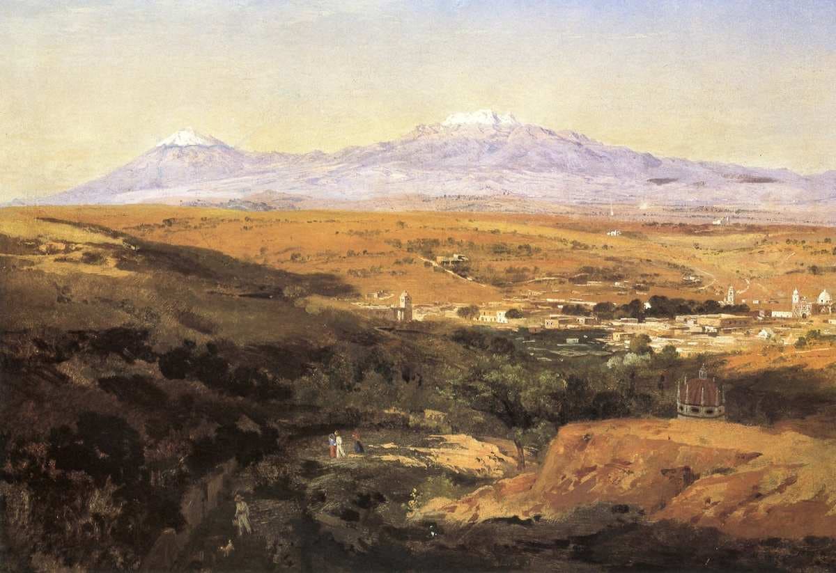 Vista de la ciudad de Tlaxcala — Jose Maria Velasco