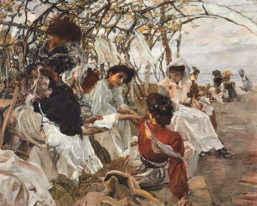Pages of love — Ettore Tito