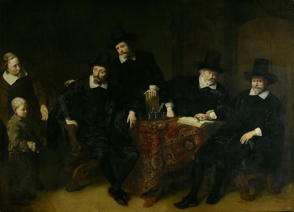 Four Governors of the Amsterdam Leper Asylum — Ferdinand Bol