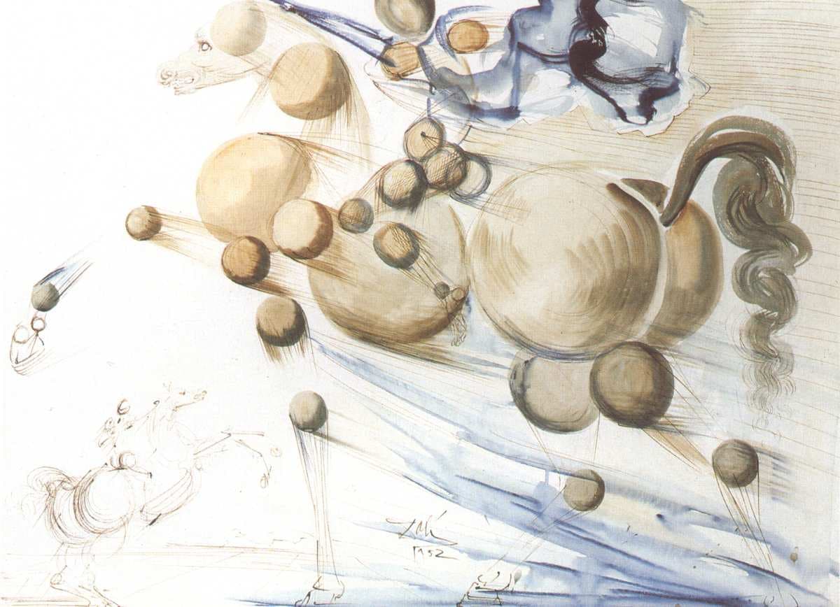 Transparent Horse — Salvador Dalí