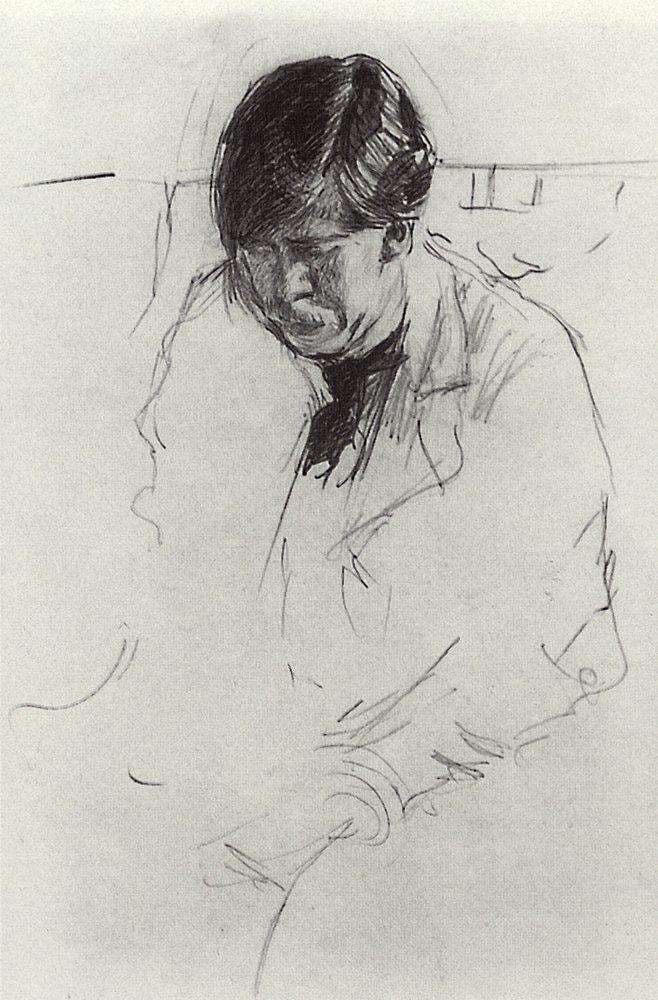 Portrait of Alexander Golovin — Boris Kustodiev