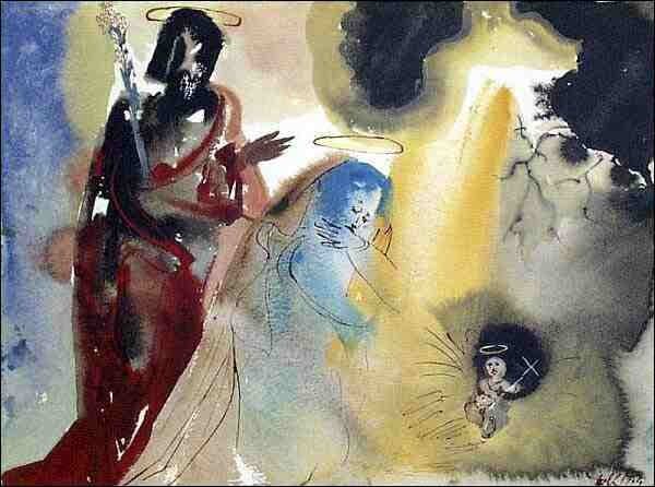 Iesu nativitas (Matthew 1:20) — Salvador Dalí