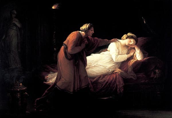 Penelope is woken by Euryclea — Angelica Kauffman