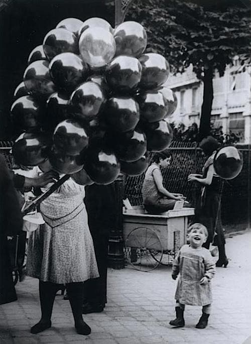 The Balloon Merchant — Brassai